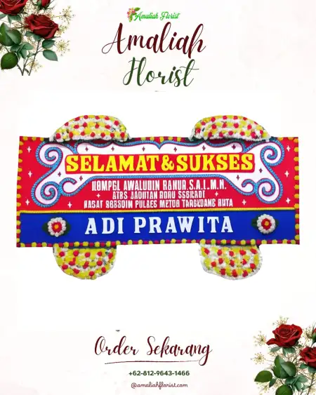 Papan Bunga Ucapan Selamat Samirono